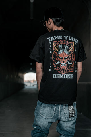 Demons Unisex Black Tee